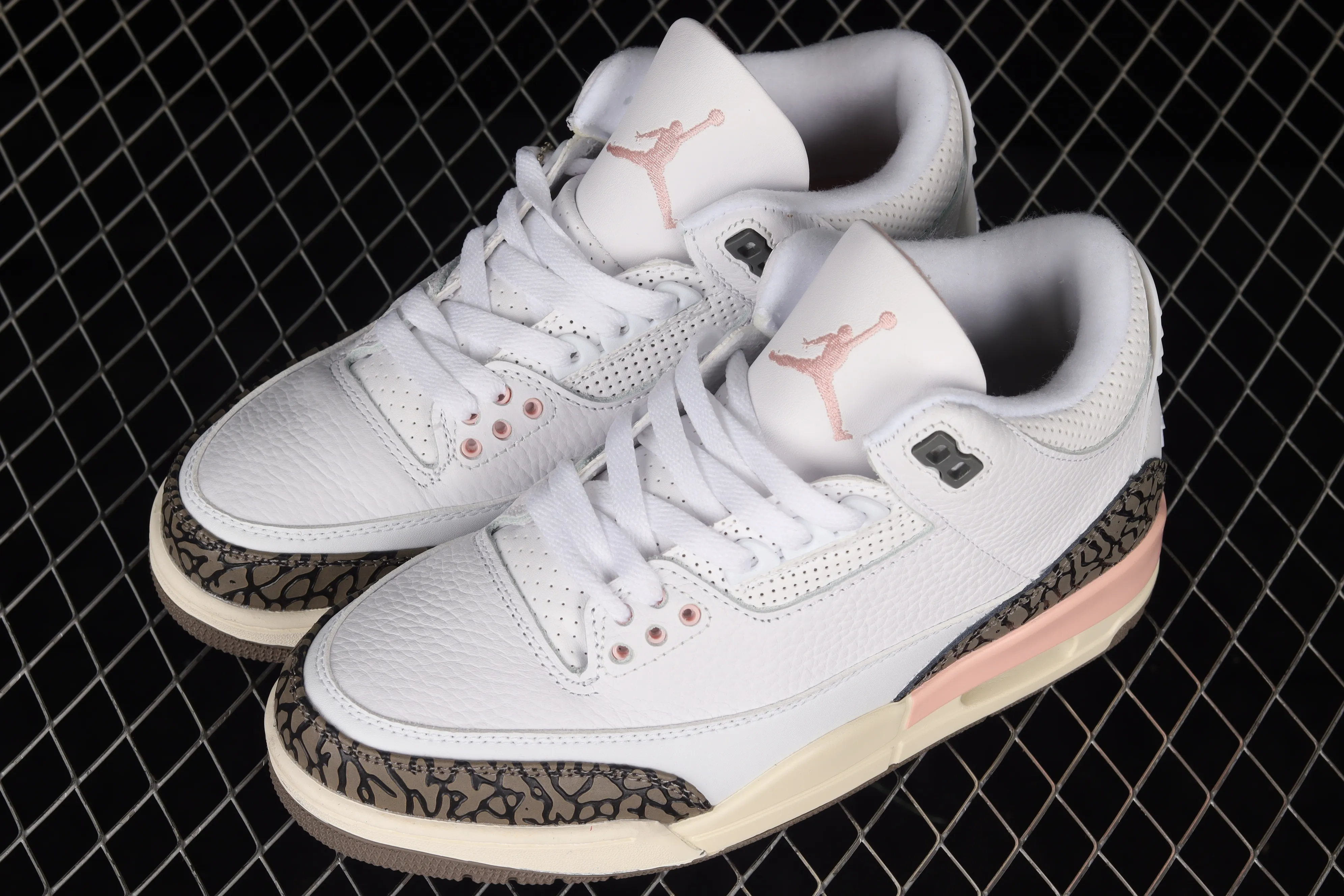 All categories Air Jordan Jordan series basketball shoes Air Jordan 3 Air Jordan 3 "Atmosphere" AJ3 Joe 3 white powder CK9246-102